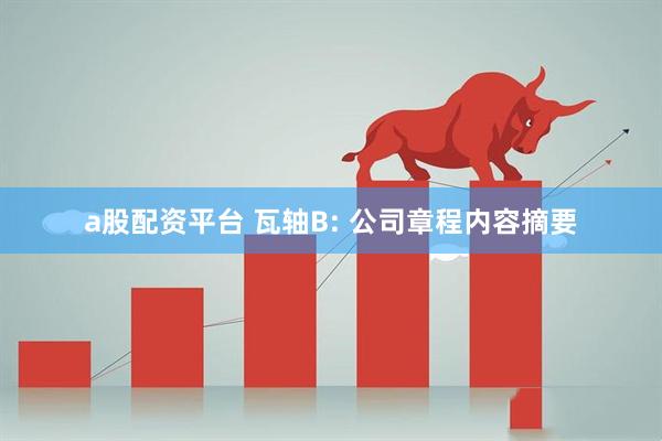 a股配资平台 瓦轴B: 公司章程内容摘要